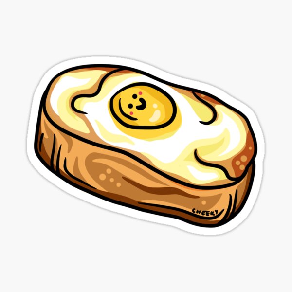 Egg Bread Pal Sticker