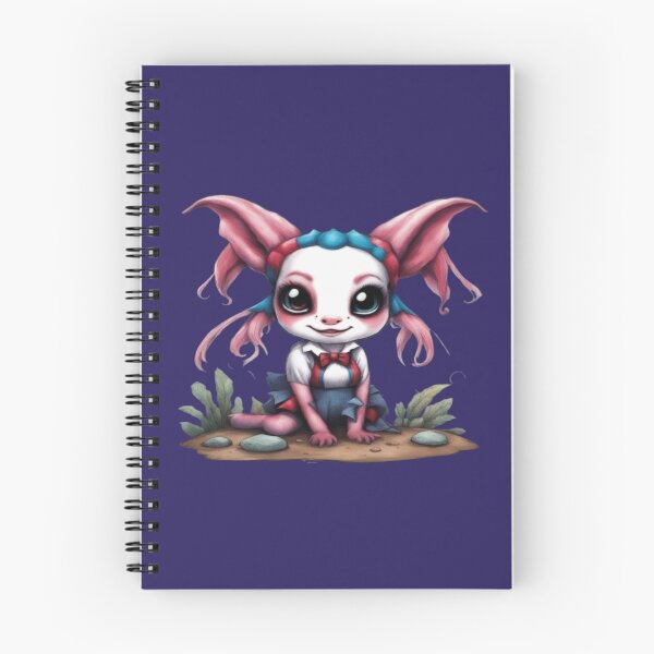 Item preview, Harley The Axolotl, Product Colour: Indigo  designed and sold by Midnight Veil Designs.