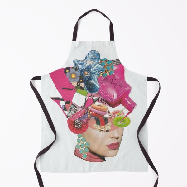Item preview, Contemporary Pop Art Face Collage: Those who have a why to live, can bear with almost any how.” designed and sold by Artsymirveras.