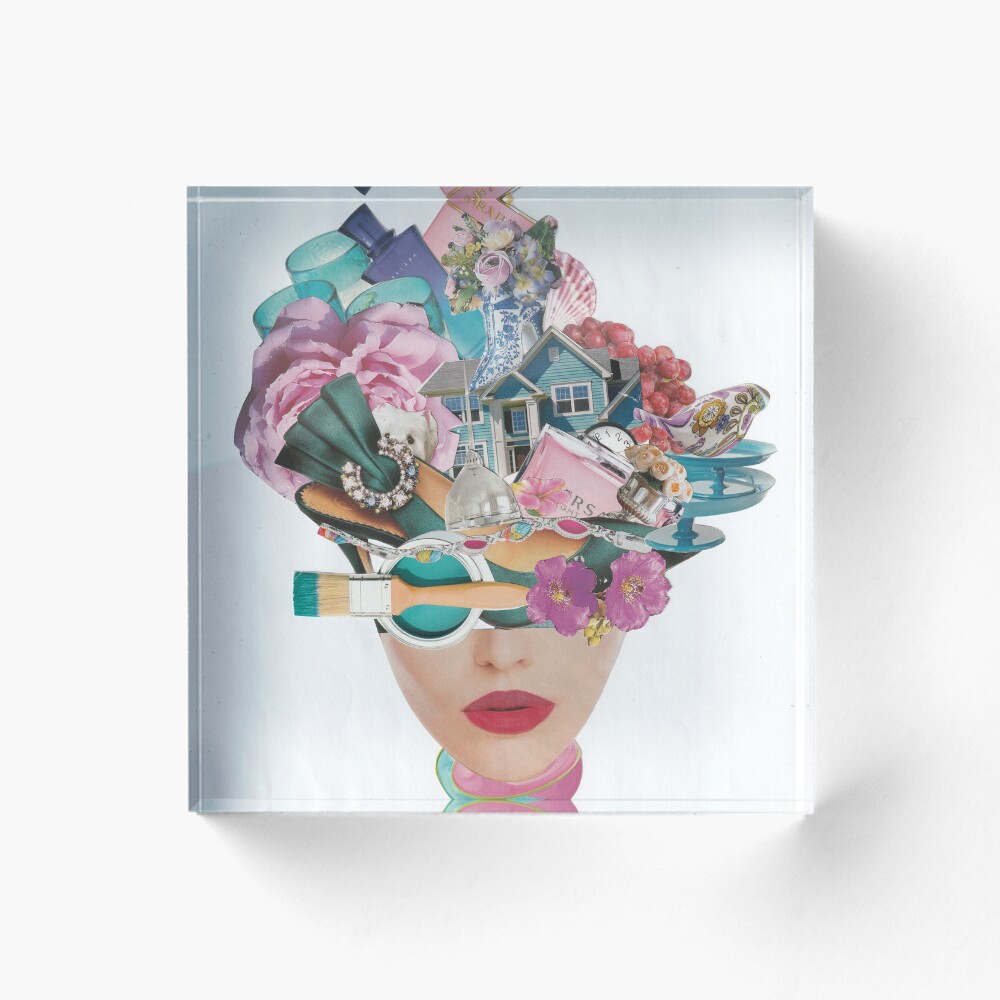 Mixed Media Artwork ¨My own 8 wonders of the world: ¨to see, to