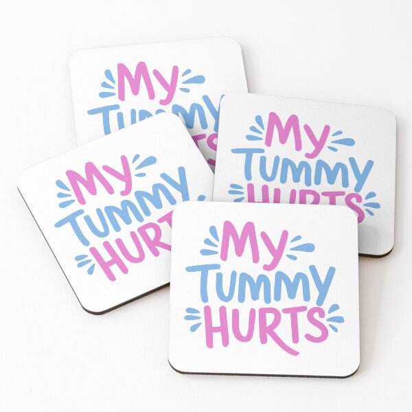 Item preview, My Tummy Hurts! Pink And Blue designed and sold by PMCreative.