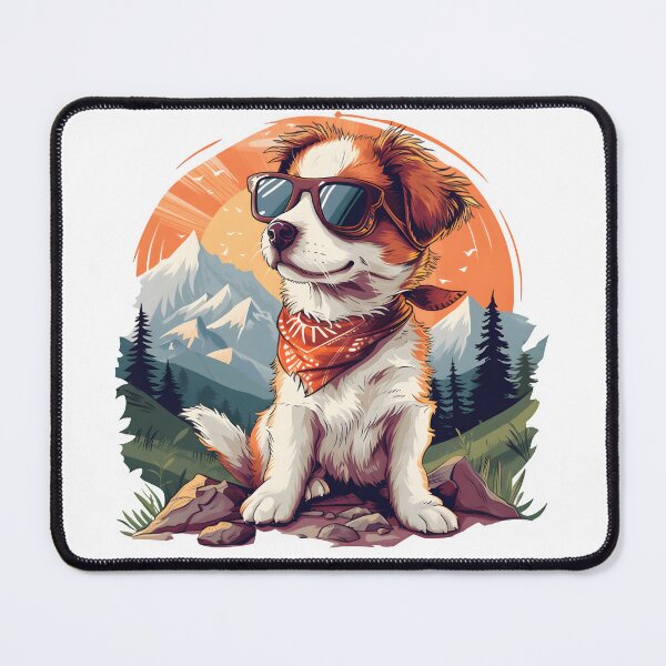 Aperçu de l'œuvre Chien en montagne créée et vendue par ImageTcraft.