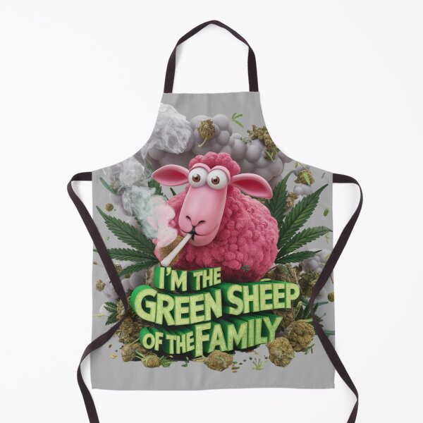 Item preview, pink sheep with big eyes is seen sm oking a joint designed and sold by 123ks.