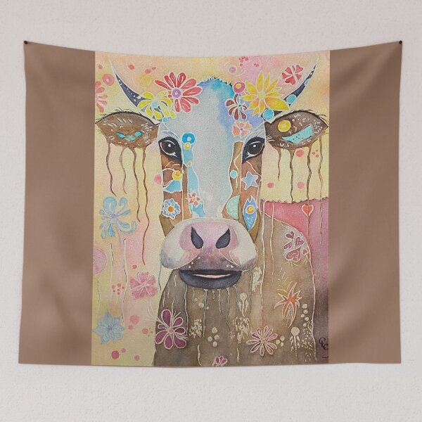 Item preview, Flower Cow-Auntie designed and sold by CLC-Créations-974.