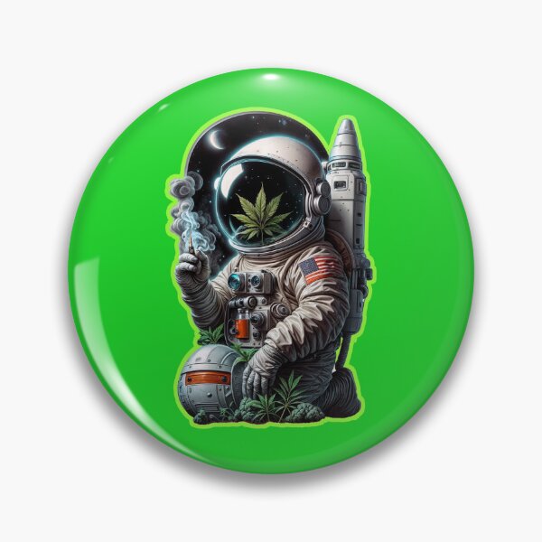 Item preview, Weed Astronaut 2 designed and sold by GreenKingShop.