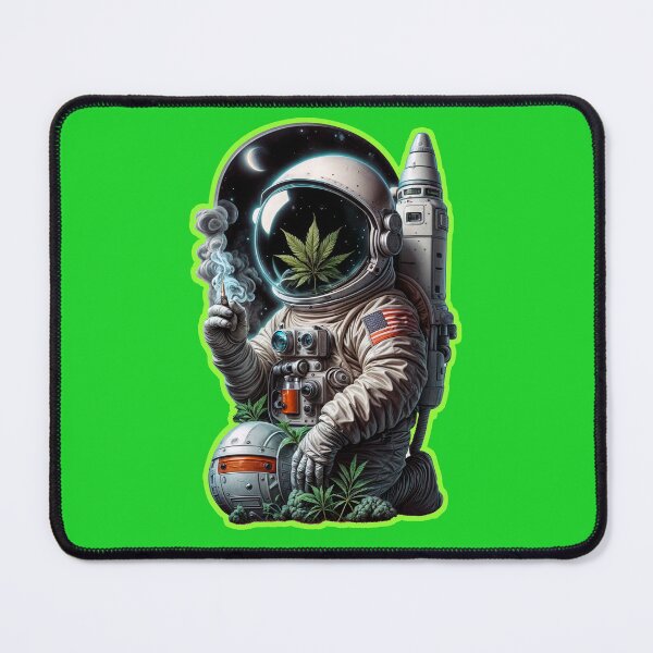 Item preview, Weed Astronaut 2 designed and sold by GreenKingShop.