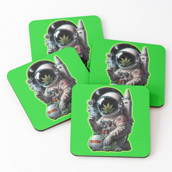 Item preview, Weed Astronaut 2 designed and sold by GreenKingShop.
