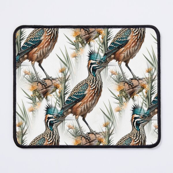 Item preview, Roadrunner Surrounded By Yucca flower New Mexico State Pattern 2 designed and sold by taiche.