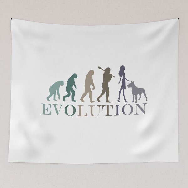 Item preview, Evolution Great Dane Woman Retro designed and sold by hemp3x.