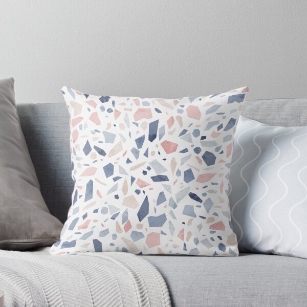 Artikel-Vorschau von Vintage Pastellblau Rosa Beige geometrisches Terrazzomuster, designt und verkauft von Sylvain Combe.