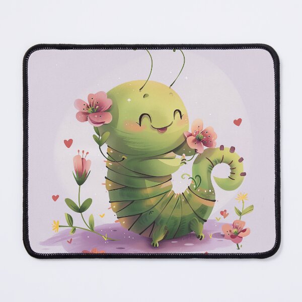 Item preview, Cute watercolor caterpillar. Children's card. designed and sold by AndreyKENO.