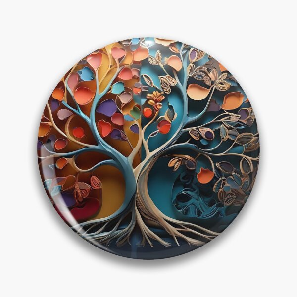Item preview, Tree Of Life Abstract Art designed and sold by Obsidian Ink by Wilshire.