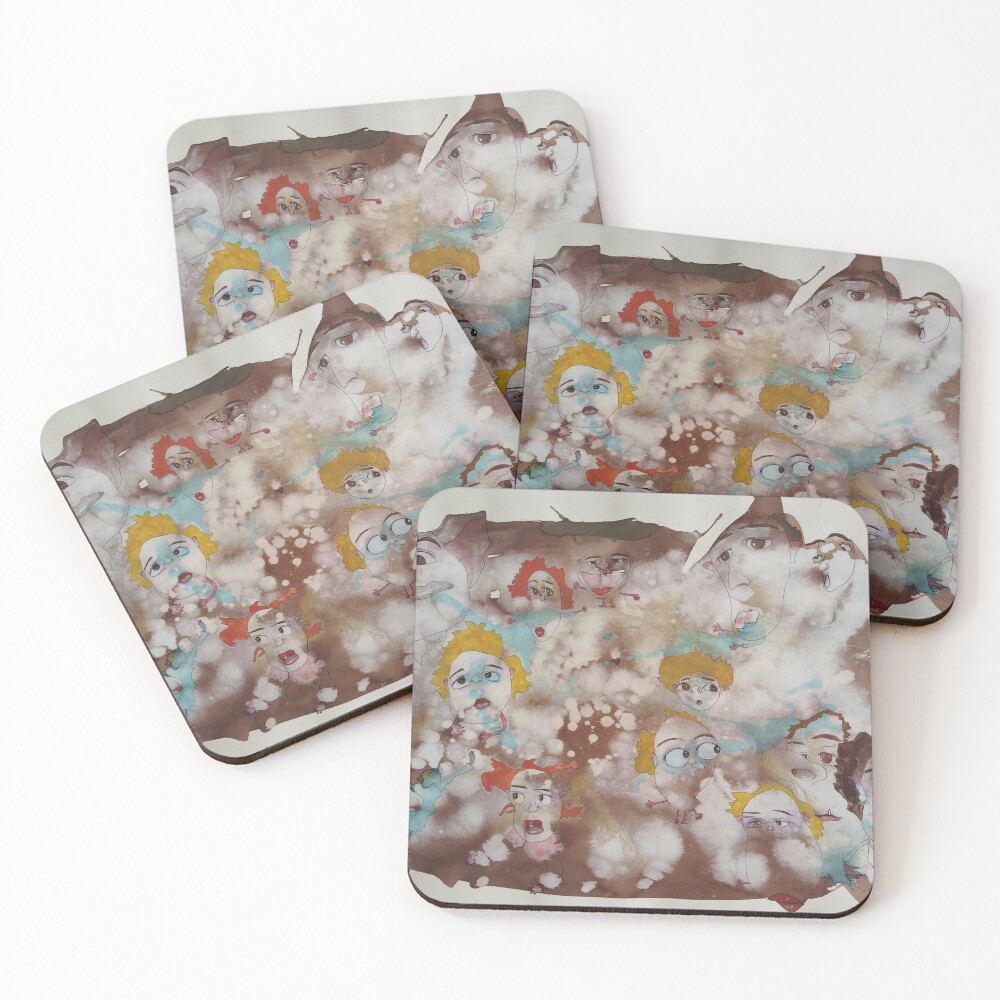 Item preview, Coasters (Set of 4) designed and sold by Rorschach68.