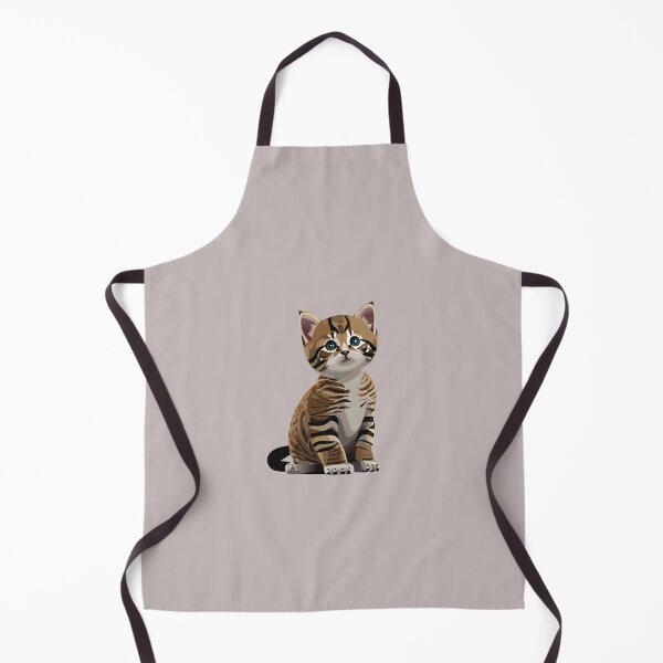 Item preview, cartoon kitten illustration designed and sold by Alenus.