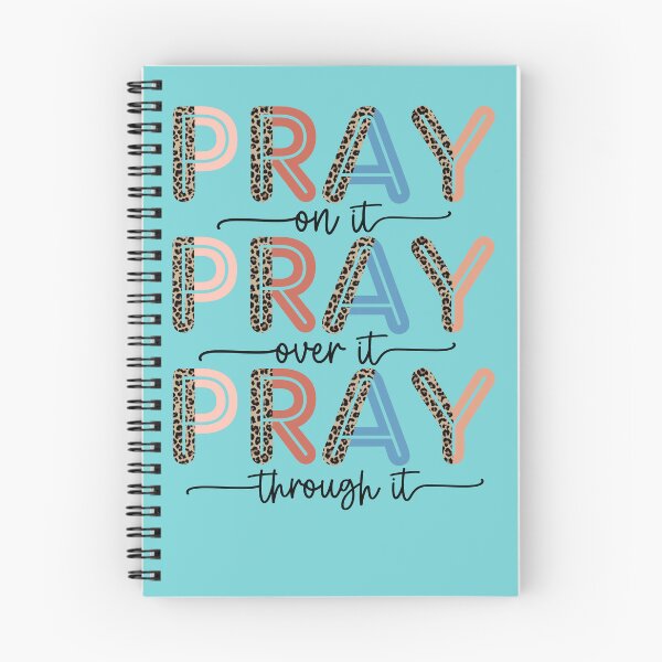 Item preview, Pray on it, Pray over it, Pray through it, retro  designed and sold by MarigoldandLily.
