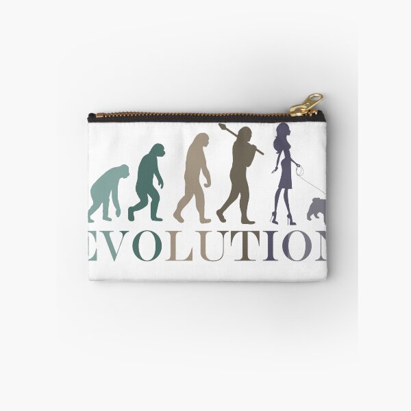 Item preview, Evolution Pug Woman Minimalist Retro Vintage designed and sold by hemp3x.