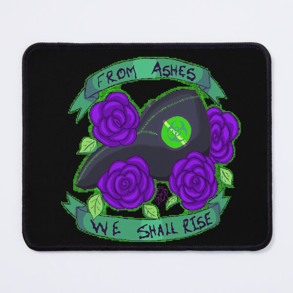 Item preview, Pixel Art “From Ashes We Shall Rise” Cyber Punk Plague Doctor designed and sold by ZombieCheshire.