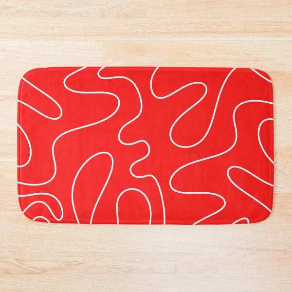 Item preview, Bold Red Squiggle Abstract Pattern designed and sold by kierkegaard.