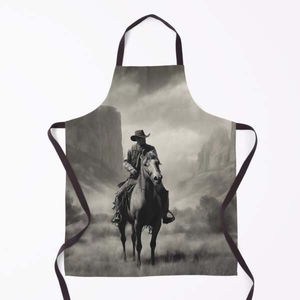 Item preview, Cowboy On A Horse In The Valley designed and sold by AppleShinez.