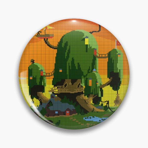 Aperçu de l'œuvre cabane dans les arbres du temps de l'aventure créée et vendue par fruitydayprints.