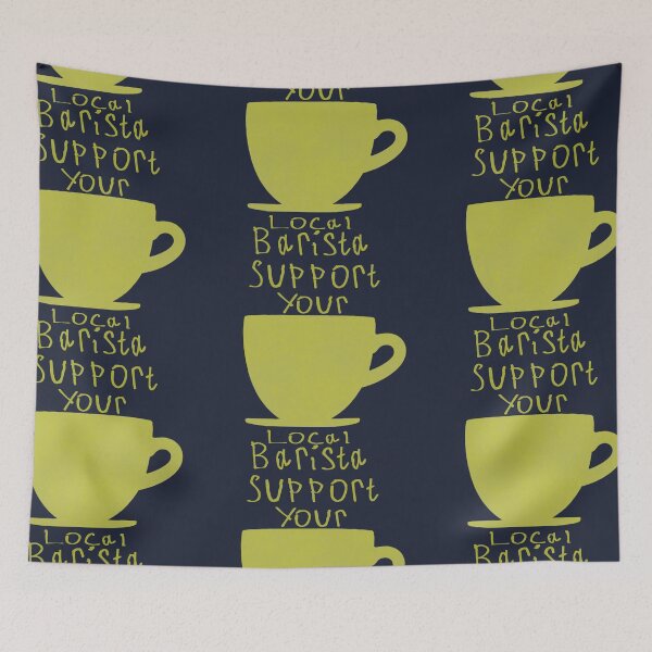 Item preview, Support Your Local Barista designed and sold by kinpirks.