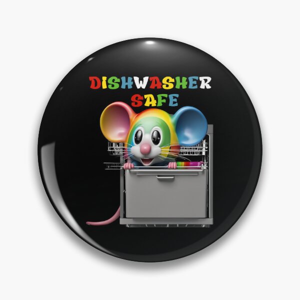 Item preview, Dishwasher Safe With Funny Mouse designed and sold by LadyGoodwill.