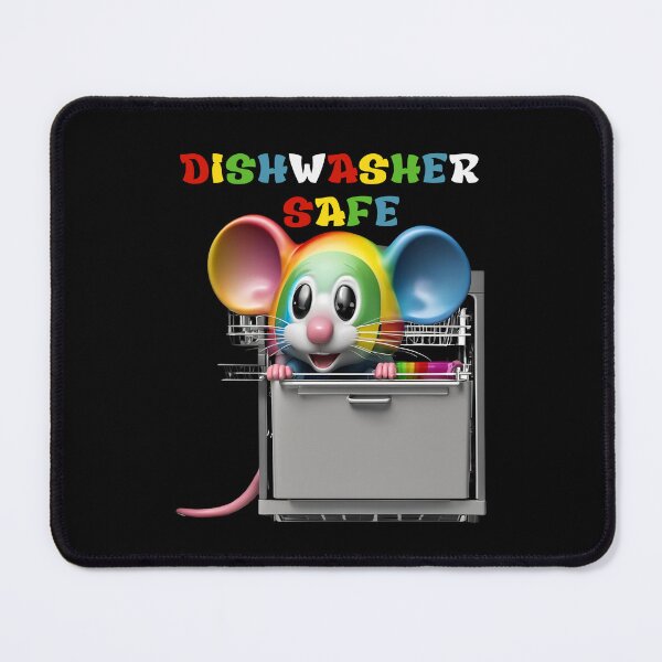 Item preview, Dishwasher Safe With Funny Mouse designed and sold by LadyGoodwill.