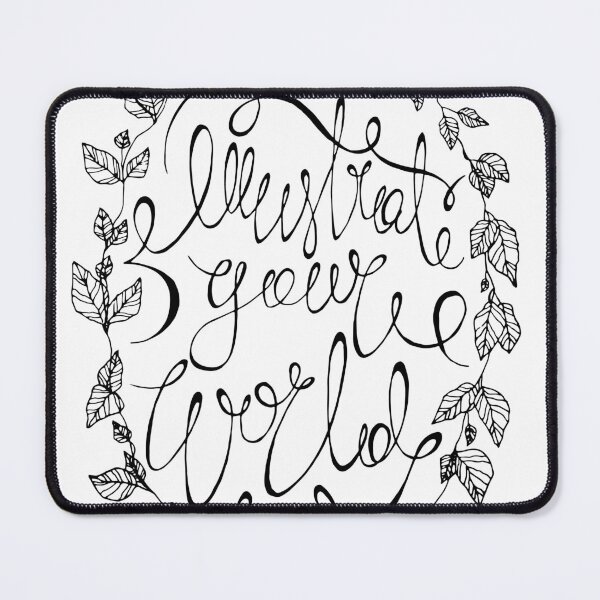 Item preview, Illustrate Your World Calligraphy designed and sold by Chloes-drawings.