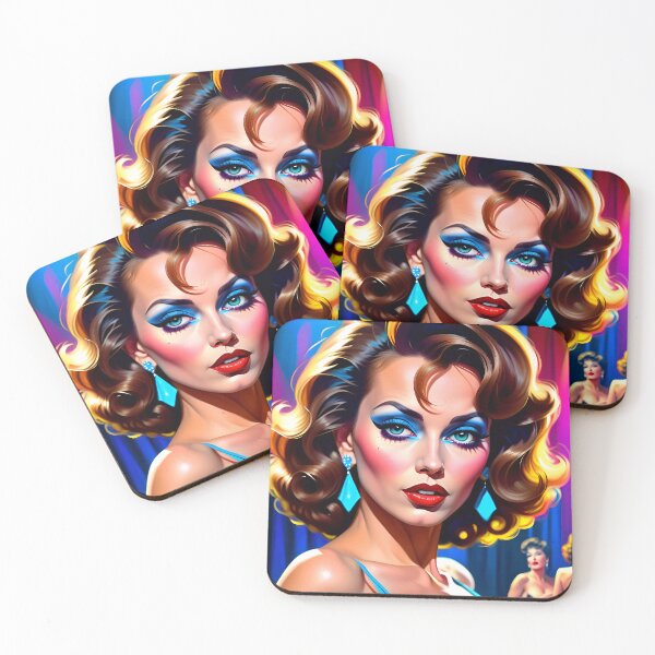 Item preview, Cute Vegas Burlesque Dancer Showgirl designed and sold by TheArtOfPat.