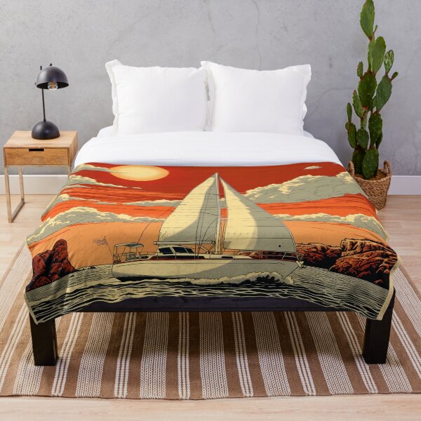 Item preview, Boat in summer designed and sold by Rebelka.