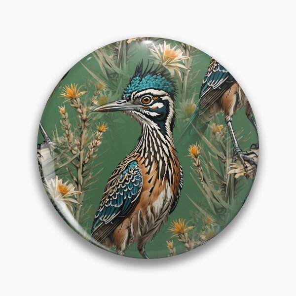 Item preview, Roadrunner Surrounded By Yucca flower New Mexico State Pattern 3 designed and sold by taiche.