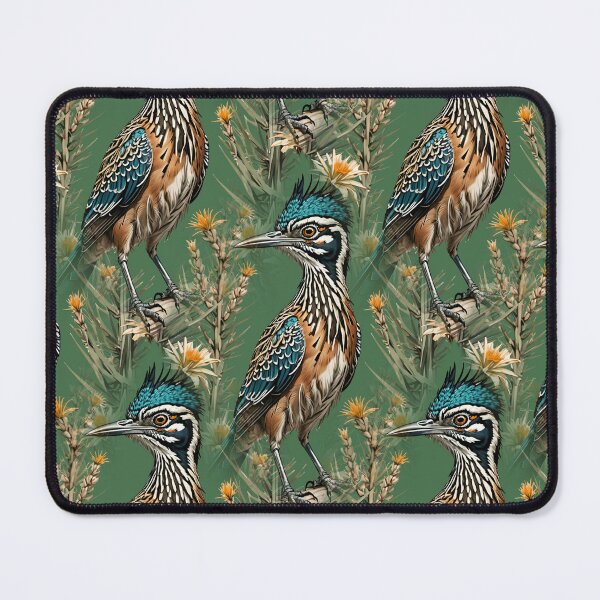 Item preview, Roadrunner Surrounded By Yucca flower New Mexico State Pattern 3 designed and sold by taiche.