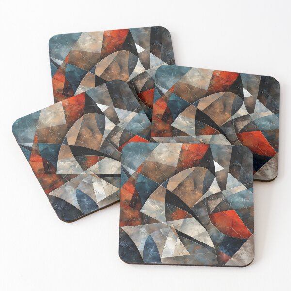 Item preview, Abstract Cubism compilation made of marble and stone pattern designed and sold by dcrc.