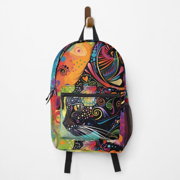 Item preview, Fantasy Black Cat Abstract Art designed and sold by sheprint.