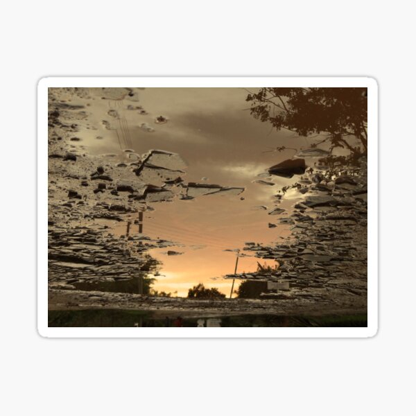 Item preview, Upside down Puddle At Sunset - Kenya Lane, Africa designed and sold by exploramum.
