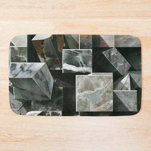Item preview, Abstract Cubism compilation made of marble and stone pattern designed and sold by dcrc.