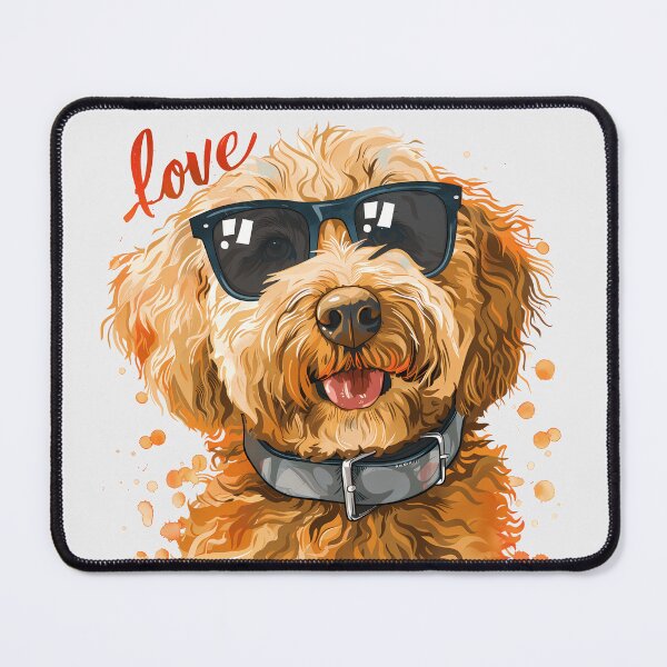 Item preview, Colorful Golden Doodle Dog Sunglasses designed and sold by MLArtifex.
