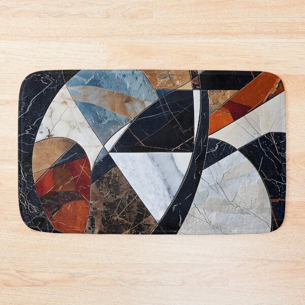 Item preview, Abstract Cubism compilation made of marble and stone pattern designed and sold by dcrc.