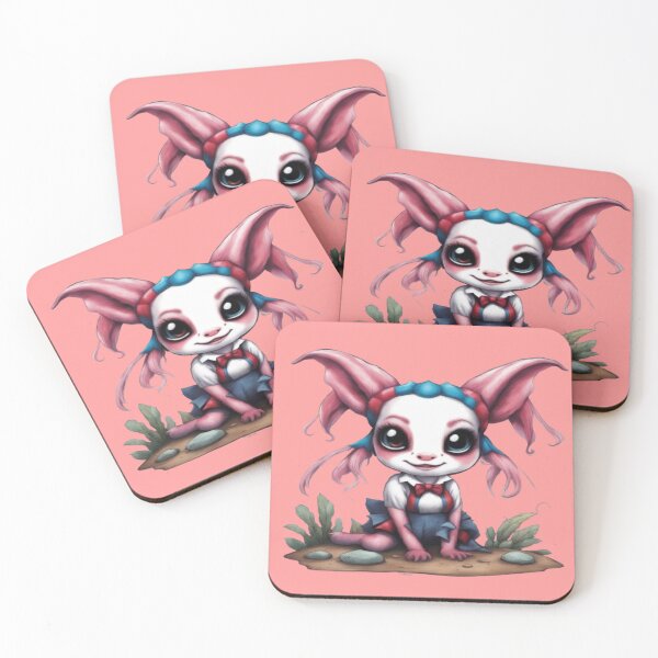 Item preview, Harley The Axolotl, Product Colour: Salmon designed and sold by Midnight Veil Designs.