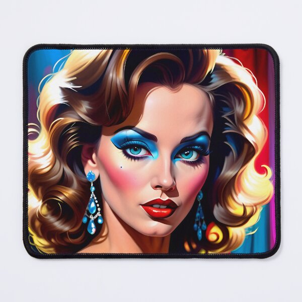 Item preview, Cute Vegas Burlesque Dancer Showgirl designed and sold by TheArtOfPat.