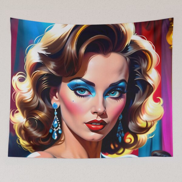 Item preview, Cute Vegas Burlesque Dancer Showgirl designed and sold by TheArtOfPat.