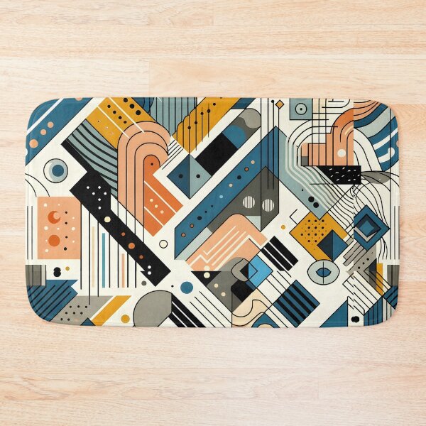 Item preview, Abstract Fun and Colorful Geometric  designed and sold by GracePaigePlaza.
