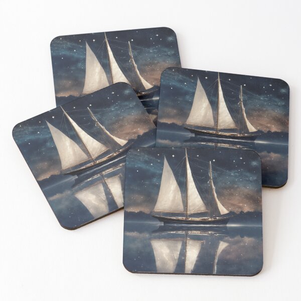 Item preview, Gliding Over The Water Under The Stars designed and sold by AppleShinez.