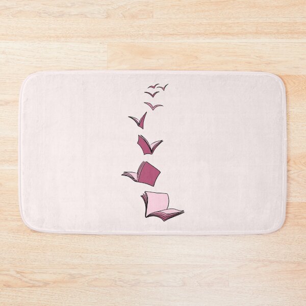 Item preview, Books turning into birds - pink designed and sold by Neadoodles.