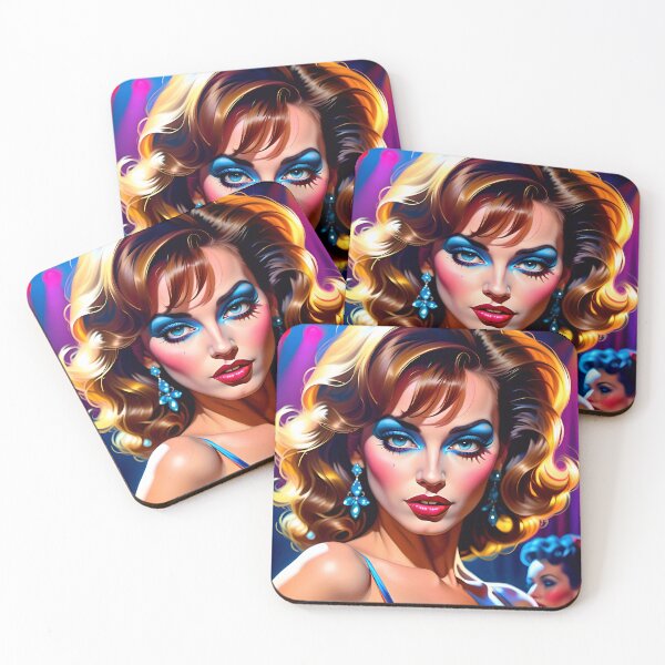 Item preview, Cute Vegas Burlesque Dancer Showgirl designed and sold by TheArtOfPat.