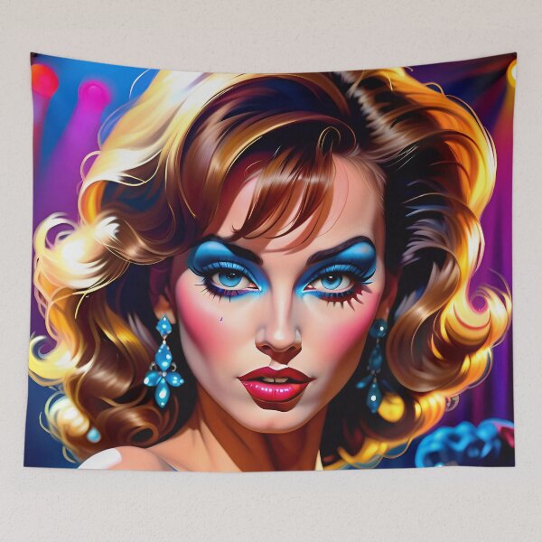 Item preview, Cute Vegas Burlesque Dancer Showgirl designed and sold by TheArtOfPat.