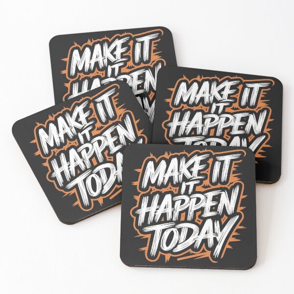 Item preview, make it happen today motivation quote  designed and sold by metebf.