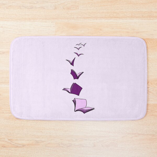 Item preview, Books turning into birds - purple designed and sold by Neadoodles.