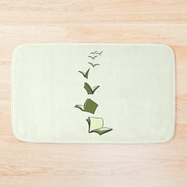 Item preview, Books turning into birds - green designed and sold by Neadoodles.