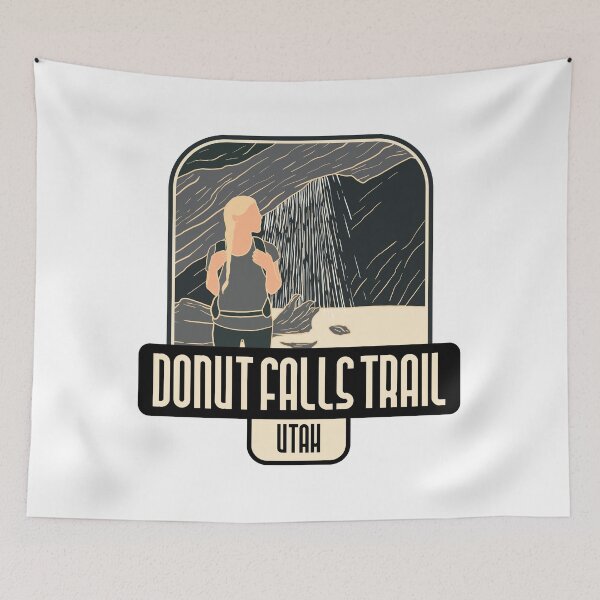 Item preview, Donut Falls Trail – Utah hiker designed and sold by Moritz Schwäble.